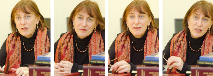 Four photos of Carol Cohen